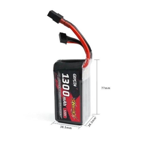Vente en gros GEPRC 6S 1300mAh 120C Batterie adaptée pour 3-5 pouces série Drone pour RC Quadcopter série Drone pièces